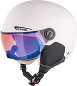 Kaski narciarskie - Alpina Unisex - Dzieci, ZUPO VISOR Q-LITE Kask narciarski, rose matt, 48-52 cm - miniaturka - grafika 1