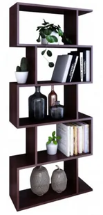 Regał Wenge Nowoczesny Biały P5-W34 - Regały Regał Wenge Nowoczesny Biały P5-W34 - Regały - miniaturka - grafika 1