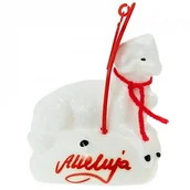 Wielkanoc - Justyś Figurka Baranek wielkanocny do koszyka 8x9 cm 3192 - miniaturka - grafika 1