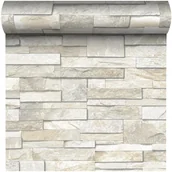 Tapety - INSPIRE Tapeta SAMY beżowa imitacja kamienia winylowa na flizelinie INSPIRE - miniaturka - grafika 1