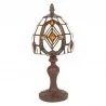Lampy stojące - Clayre & Eef Lampka Stołowa Tiffany G Clayre & Eef - miniaturka - grafika 1