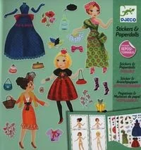 Djeco Zestaw keatywny z naklejkami Moda - Przybory szkolne - miniaturka - grafika 2