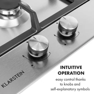 Płyta gazowa do zabudowy Klarstein DSM-IgnitoDom-SS - Płyty gazowe do zabudowy Płyta gazowa do zabudowy Klarstein DSM-IgnitoDom-SS - Płyty gazowe do zabudowy - miniaturka - grafika 4