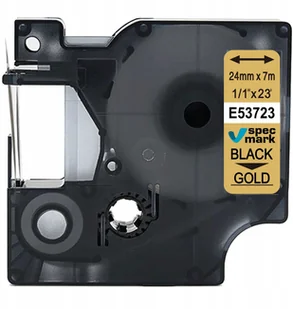 Dymo strefadrukarek.pl Taśma D1 53723 24mm x 7m złota czarny nadruk - zamiennik | OSZCZĘDZAJ DO 80% - ZADZWOŃ! 730811399 PROMOCJA! D1-53723 - Etykiety do drukarek - miniaturka - grafika 5
