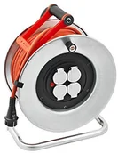 Pozostałe oświetlenie - Brennenstuhl Silver bęben do kabli, srebrny (1207951) - miniaturka - grafika 1