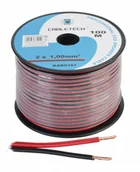 Kable - CABLETECH Kabel głośnikowy CCA 1.0mm czarno-czerwony LEC-KAB0391 - miniaturka - grafika 1
