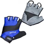 Rękawiczki rowerowe - Rogelli Rękawiczki PHOENIX kr. czarno-niebieskie XL - miniaturka - grafika 1