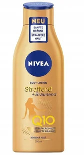 NIVEA balsam do ciała ujędrniający + opalający Q10 (200 ml), pielęgnacja delikatnej opalenizny o świeżym letnim zapachu, ujędrniający krem do pielęgnacji skóry Anti-Age z Q10 - Balsamy i kremy do ciała - miniaturka - grafika 2