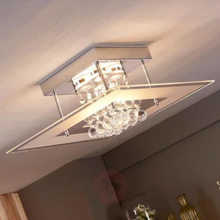 Lampenwelt Atrakcyjna łazienkowa lampa sufitowa LED LISANDRA - Lampy sufitowe - miniaturka - grafika 3