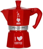 Zaparzacze i kawiarki - Bialetti Moka Express Love 3tz Czerwona 0004976 - miniaturka - grafika 1