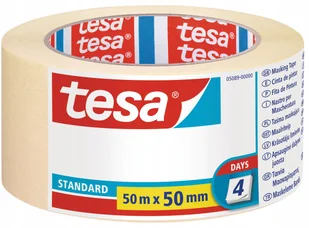 Tesa Taśma maskująca malarska standard 50m x 50mm - Folie i taśmy malarskie - miniaturka - grafika 2