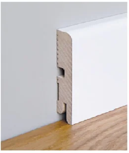 Listwa MDF połysk 8 x 200 cm biała - Listwy i profile - miniaturka - grafika 3