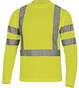 Odzież robocza - Panoply Delta-Plus ( STAR - odblaskowa koszulka długi rękaw siatka 100% poliester 235 g/m 2 kolory - S-3XL. - miniaturka - grafika 1