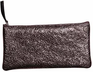 Pojemniki biurowe - Clairefontaine Clairefontaine 410018C - skórzany płaski piórnik ze skóry 'Céleste' 11 x 22 cm - brąz 410018C - miniaturka - grafika 1