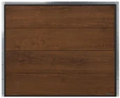 Akcesoria do bram - WIŚNIOWSKI Brama garażowa segmentowa z napędem Nobla Orzech 2500x2125 mm Wiśniowski - miniaturka - grafika 1