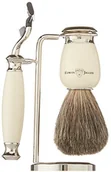 Pędzle do golenia - Edwin Jagger Prezent na  golenie zestaw-Pure Badger pędzel do golenia z włosia borsuczego, Gillette Mach 3 do maszynki do golenia, vernickelter uchwyt do notebooka, , , S81M587 - miniaturka - grafika 1