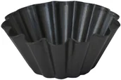 Formy do ciast - DE BUYER Forma do babek 10x10x4,5 cm, czarna - miniaturka - grafika 1