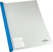 Artykuły biurowe - Hasta Skoroszyt Pp A4 Zacisk Olbl niebieski Fol A 12 - miniaturka - grafika 1