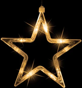 VOLTRONIC KURTYNA NA OKNO 12 GWIAZD 150 DIOD LAMPKI CHOINKOWE CIEPŁA BIEL 30010195 - Oświetlenie świąteczne - miniaturka - grafika 11