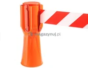 Pachołki i taśmy ostrzegawcze - Tensator Nakładka TOPPER z rozwijaną taśmą ostrzegawczą - miniaturka - grafika 1