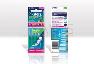 Erskine Piksters Szczoteczki międzyzębowe - Rozmiar R6 zielone, 10 sztuk HIT! Szc000131 - Szczoteczki międzyzębowe - miniaturka - grafika 2