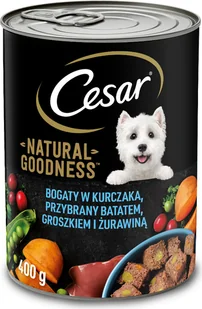 Cesar CES Puszka Mus Kurczak 400g Mokra karma pełnoporcjowa dla dorosłych psów - Mokra karma dla psów - miniaturka - grafika 3