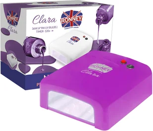 ronney RONNEY CLARA Profesjonalna lampa do paznocki UV 36W (GY-UV-818) - CIEMNY FIOLETOWY - Lampy UV do paznokci - miniaturka - grafika 2