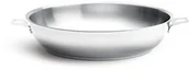 Patelnie - De Buyer 3493.24 patelnia do smażenia, ze stali nierdzewnej, srebrny, 27,9 x 20,1 x 10,9 cm 3493.24 - miniaturka - grafika 1