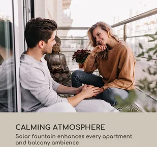 Blumfeldt Dharma, fontanna solarna LED, 48 x 72 x 41 cm (szer. x wys. x gł.), tworzywo Polyresin LEU13-Dharma-BR - Fontanny ogrodowe Blumfeldt Dharma, fontanna solarna LED, 48 x 72 x 41 cm (szer. x wys. x gł.), tworzywo Polyresin LEU13-Dharma-BR - Fontanny ogrodowe - miniaturka - grafika 7