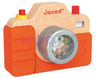 Janod Drewniany aparat fotograficzny z dźwiękami J05335 - Łamigłówki - miniaturka - grafika 3