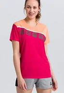 Koszulki sportowe damskie - Erima damska koszulka 5-c Love Rose/Peach/White 40 1081921 - miniaturka - grafika 1