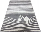 Dywany dla dzieci - Dywan Avanos Kids 3D 80x150 Miś Króliczek Misiu - miniaturka - grafika 1