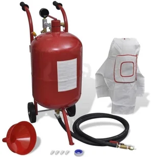 215 APTUT Piaskarka syfonowa mobilna 58dysz maska lejek wymiary zbiornika 12" ciśnienie pracy 4,1 do max 7,6 bara) 21577622 77622-uniw - Pozostałe narzędzia pneumatyczne - miniaturka - grafika 2