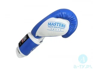 MASTERS FIGHT EQUIPMENT Rękawice bokserskie RBT-PZKB 10 oz a-ty 011100-03 - Rękawice bokserskie - miniaturka - grafika 3