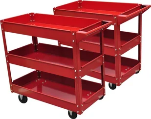 vidaXL vidaXL Wózek do warsztatu z trzema półkami. - Wózki magazynowe - miniaturka - grafika 5