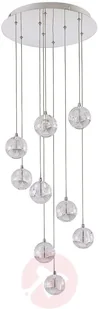 Lucande Lucande Hayley lampa wisząca LED 9-punktowa, chrom - Lampy sufitowe - miniaturka - grafika 3