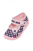Buciki dla niemowląt - Vi-GGa-Mi Kapcie niemowlęce w kropki 6Z38A2 6Z38A2 SAM  18 - miniaturka - grafika 1