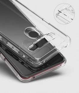 RINGKE Rinkge Fusion Case - Etui do LG G8 ThinQ - Smoke Black RGK866SM - Etui i futerały do telefonów - miniaturka - grafika 4