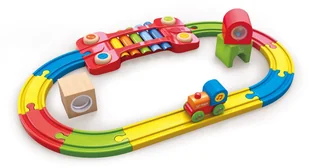 Hape Hape Kolejka sensoryczna - Kolejki i akcesoria Hape Hape Kolejka sensoryczna - Kolejki i akcesoria - miniaturka - grafika 1