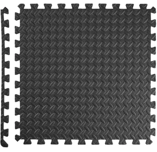 tectake Mata ochronna do siłowni - zestaw 24 części - czarny 404133 - Maty do ćwiczeń - miniaturka - grafika 6