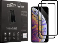 Szkła hartowane na telefon - movear 2 szt. Szkło Hartowane 3D na iPhone 11 Pro Max (6.5") na Cały Ekran GLASS mSHIELD 3D PRO AI11MG3PGPF3BK2 - miniaturka - grafika 1