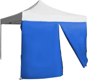 Expodom Ściana boczna 3m z drzwiami do konstrukcji z profilu sześciokątnego, Niebieski - Pawilony ogrodowe - miniaturka - grafika 3