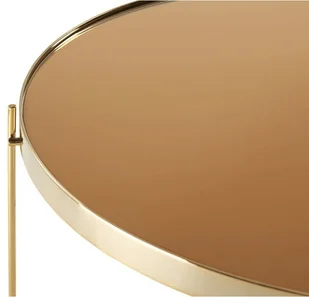 Beliani Beliani Stolik kawowy złoty LUCEA - Ławy i stoliki kawowe - miniaturka - grafika 5