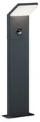 Lampy stojące - Trio Leuchten Nowoczesna lampa zewnętrzna stojąca ciemnoszara 50cm zawiera LED z czujnikiem ruchu - Mapi - miniaturka - grafika 1