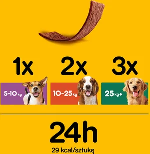 Pedigree PEDIGREE Schmackos 144g przysmak dla psów z wołowiną z kurczakiem z jagnięciną z kaczką) 39997-uniw - Przysmaki dla psów - miniaturka - grafika 3