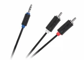 Kable - CABLETECH Kabel Jack 3.5-2RCA 1.8m standard LEC-KPO3952-1.8 - miniaturka - grafika 1