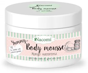 Nacomi Mus do ciała Makaroniki mango - Mus do ciała Makaroniki mango - - Balsamy i kremy do ciała - miniaturka - grafika 3