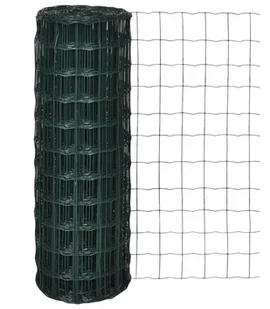 vidaXL Siatka euro Płot 10 x 1,0 m (76 63 mm) - Ogrodzenia - miniaturka - grafika 2