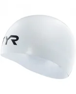Pływanie - TYR CZEPEK STARTOWY TRACER X RACING CAP WHITE, KOLOR: WHITE, ROZMIAR: M - miniaturka - grafika 1