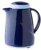 Termosy - Helios Termos z tworzywa sztucznego firmy  Wave PICCO z zamknięciem obrotowym 0,3 L nadaje się do mycia w zmywarce do naczyń, granatowy 2941-008 - miniaturka - grafika 1